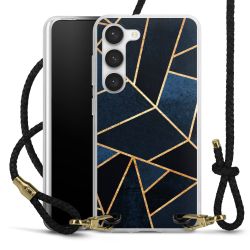 Carry Case Transparent Leather black/gold