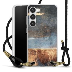 Carry Case Transparent Leather black/gold