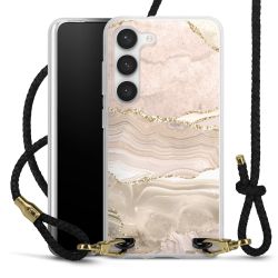 Carry Case Transparent Leather black/gold