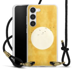 Carry Case Transparent Leather black/gold