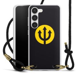 Carry Case Transparent Leather black/gold