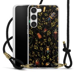 Carry Case Transparent Leather black/gold