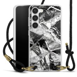 Carry Case Transparent Leather black/gold