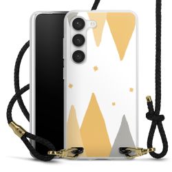 Carry Case Transparent Leather black/gold