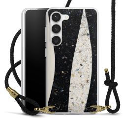 Carry Case Transparent Leather black/gold