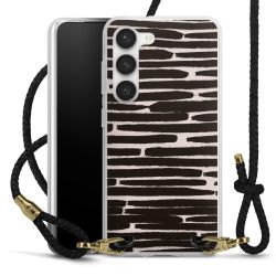 Carry Case Transparent Leather black/gold