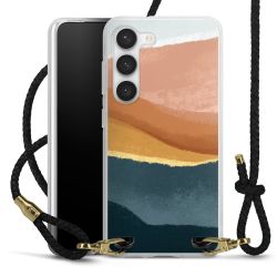 Carry Case Transparent Leather black/gold