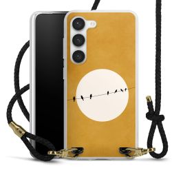 Carry Case Transparent Leather black/gold