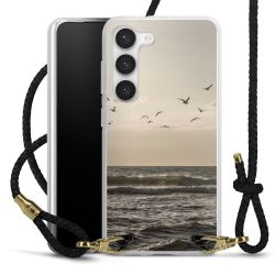 Carry Case Transparent Leather black/gold