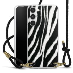 Carry Case Transparent Leather black/gold