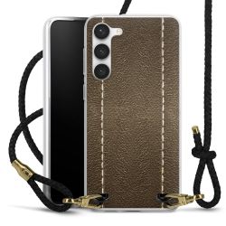 Carry Case Transparent Leather black/gold