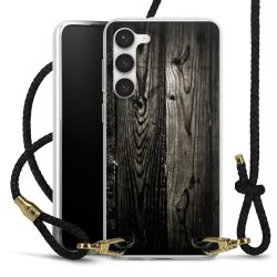 Carry Case Transparent Leather black/gold