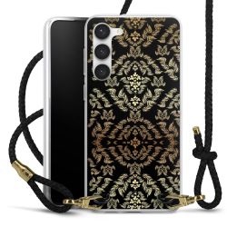 Carry Case Transparent Leather black/gold