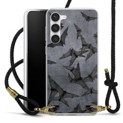 Carry Case Transparent Leather black/gold