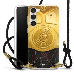 Carry Case Transparent Leather black/gold