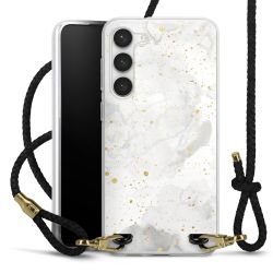 Carry Case Transparent Leather black/gold