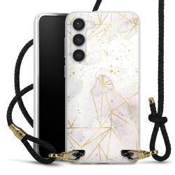 Carry Case Transparent Leather black/gold