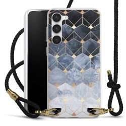 Carry Case Transparent Leather black/gold