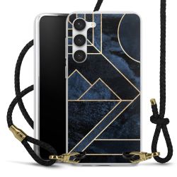 Carry Case Transparent Leather black/gold