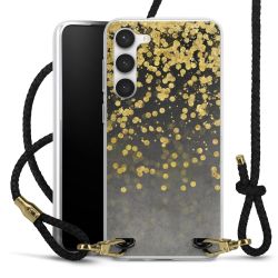 Carry Case Transparent Leather black/gold