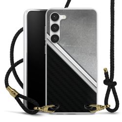 Carry Case Transparent Leather black/gold