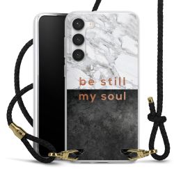 Carry Case Transparent Leather black/gold