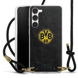 Carry Case Transparent Leather black/gold