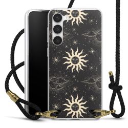 Carry Case Transparent Leather black/gold