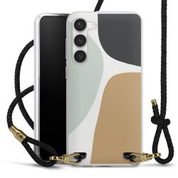 Carry Case Transparent Leather black/gold