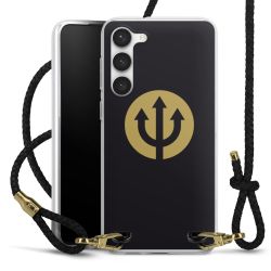 Carry Case Transparent Leather black/gold