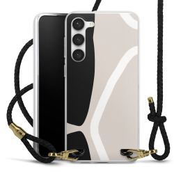 Carry Case Transparent Leather black/gold