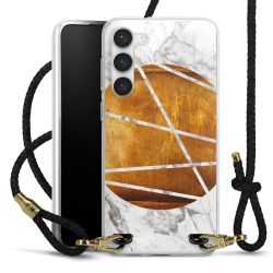 Carry Case Transparent Leather black/gold