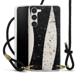 Carry Case Transparent Leather black/gold