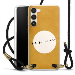 Carry Case Transparent Leather black/gold