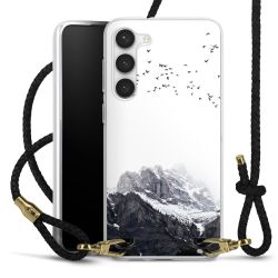 Carry Case Transparent Leather black/gold