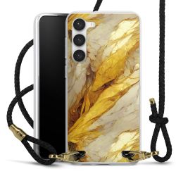 Carry Case Transparent Leather black/gold