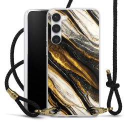 Carry Case Transparent Leather black/gold