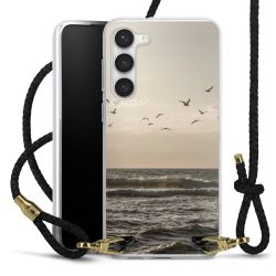 Carry Case Transparent Leather black/gold