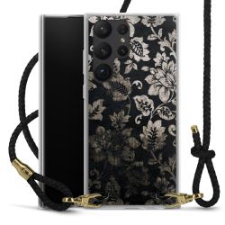 Carry Case Transparent Leather black/gold