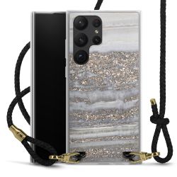 Carry Case Transparent Leather black/gold