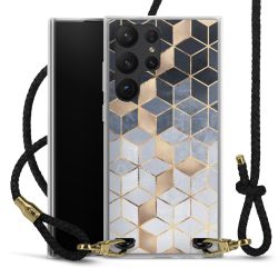 Carry Case Transparent Leather black/gold