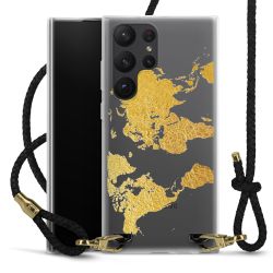 Carry Case Transparent Leather black/gold