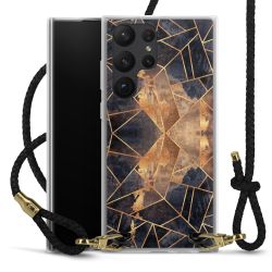 Carry Case Transparent Leather black/gold