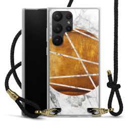 Carry Case Transparent Leather black/gold