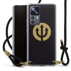 Carry Case Transparent Leather black/gold