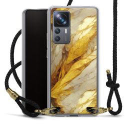 Carry Case Transparent Leather black/gold