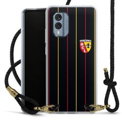 New Carry Case Transparent Leder schwarz/gold