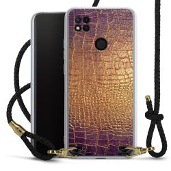 Carry Case Transparent Leather black/gold