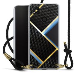 Carry Case Transparent Leather black/gold