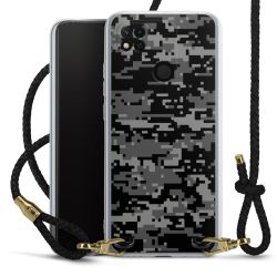 Carry Case Transparent Leather black/gold